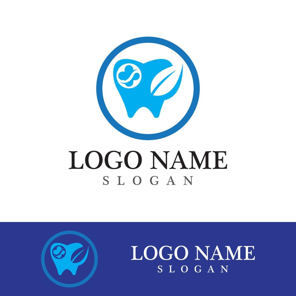 Dental logo template vector illustration