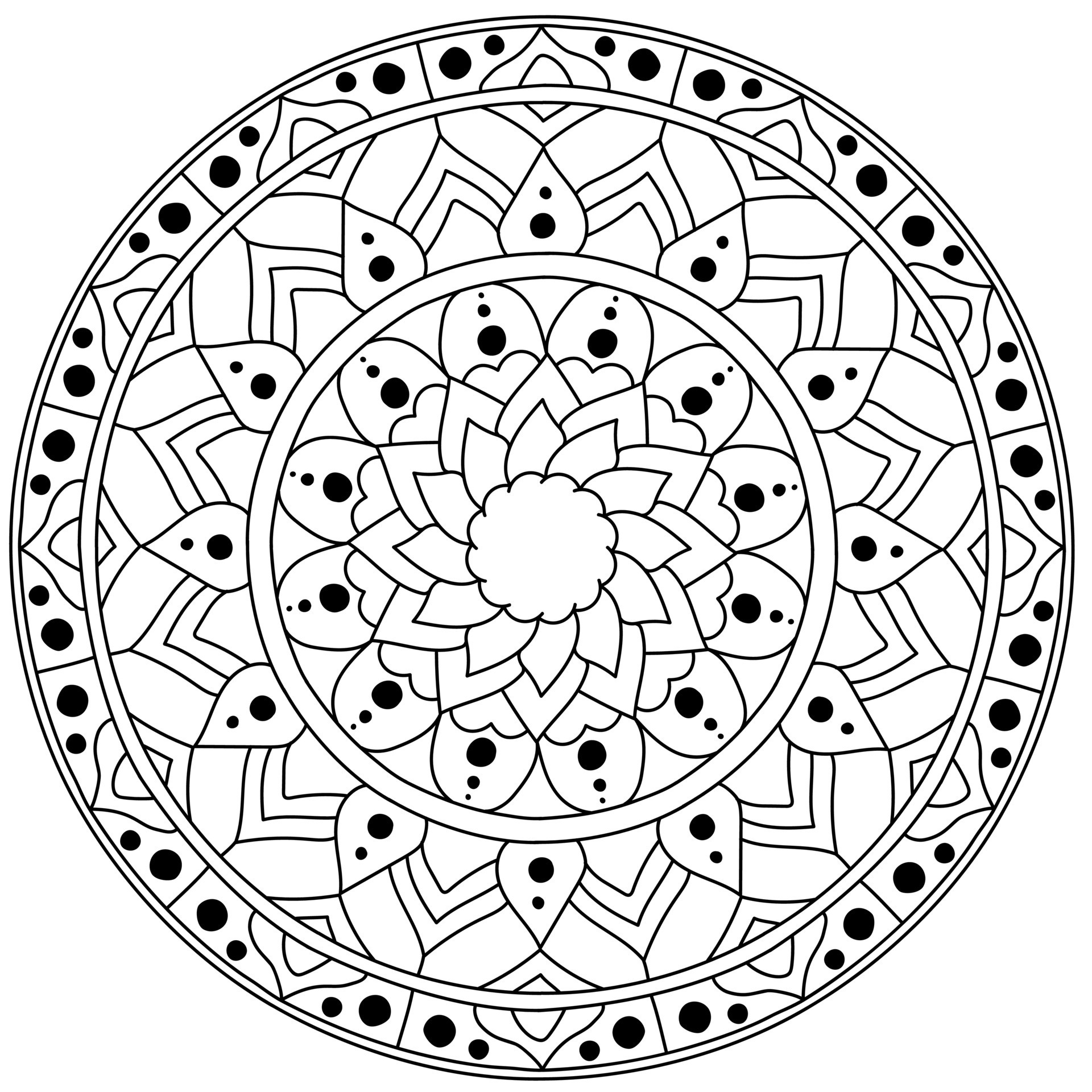 Symmetrical Coloring Pages