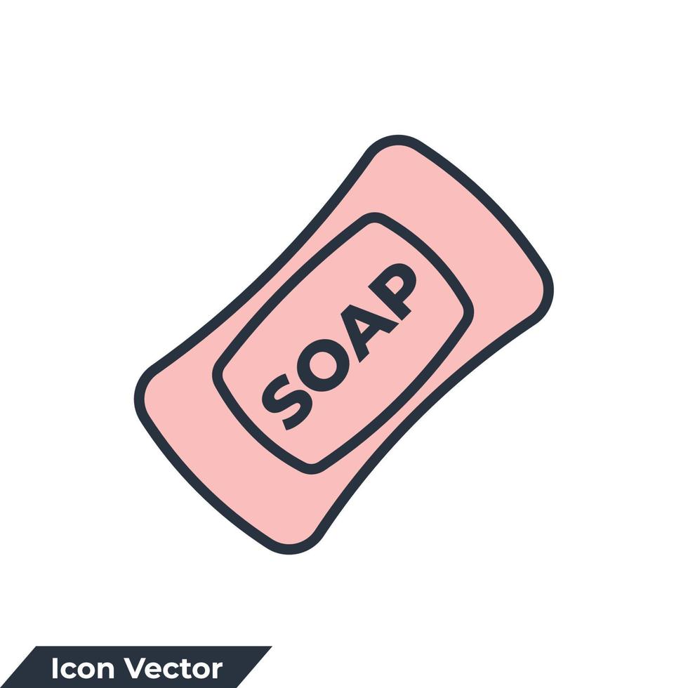 soap icon logo vector illustration. soap symbol template for graphic and web design collection