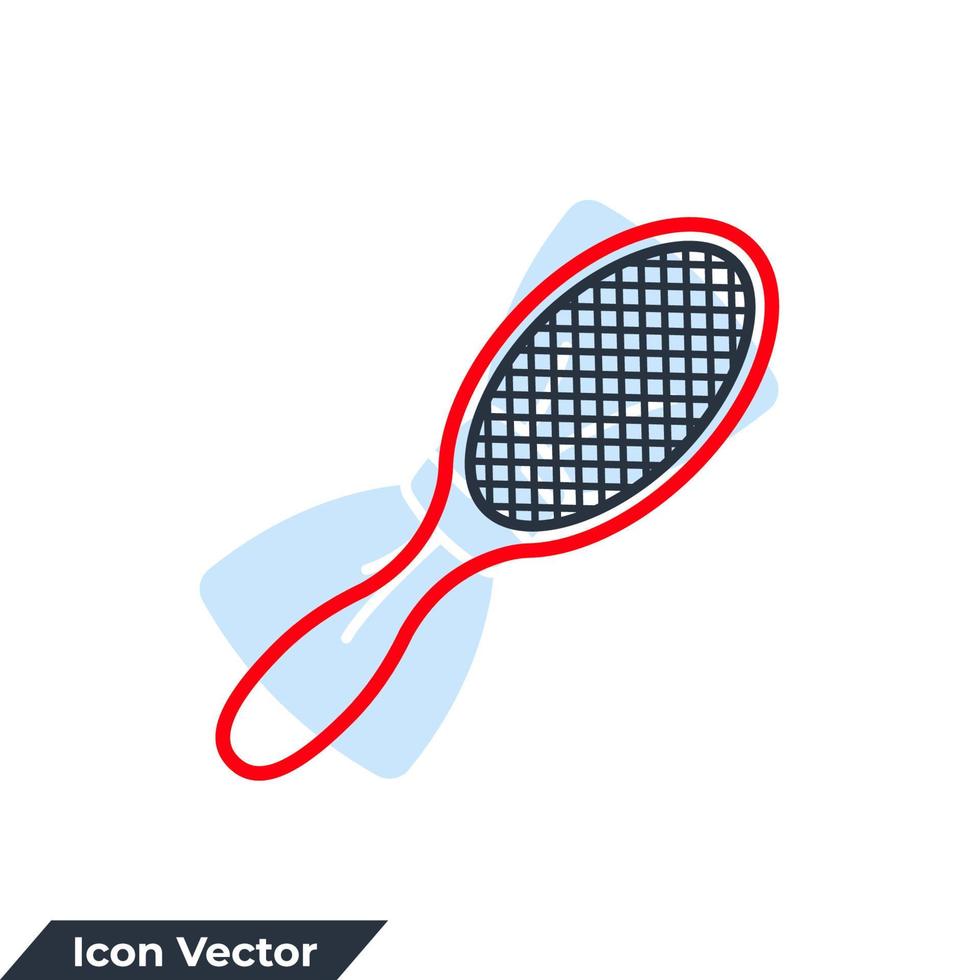 comb icon logo vector illustration. comb symbol template for graphic and web design collection