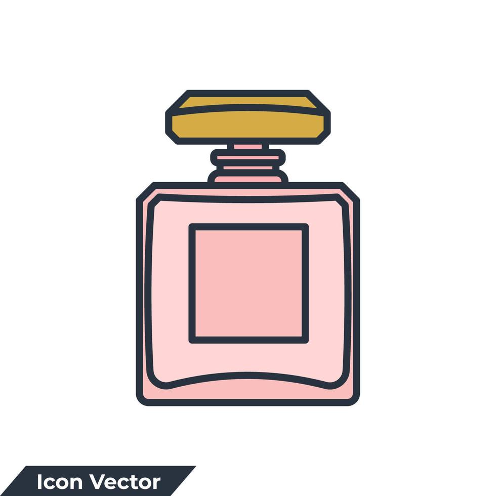 Ilustración de vector de logotipo de icono de spray de colonia. plantilla de símbolo de perfume para la colección de diseño gráfico y web