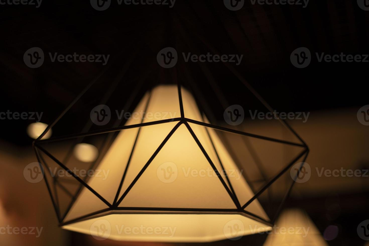 Interior light. Lamp with warm glow. photo