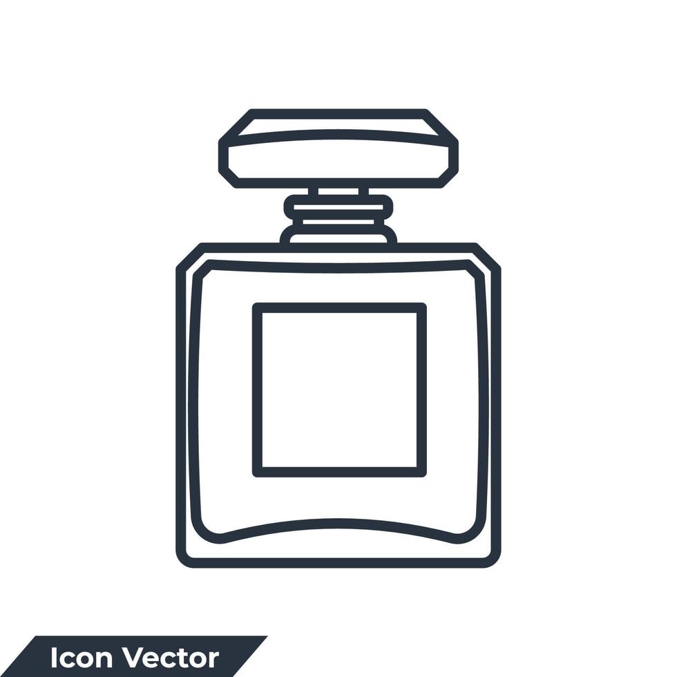 Ilustración de vector de logotipo de icono de spray de colonia. plantilla de símbolo de perfume para la colección de diseño gráfico y web