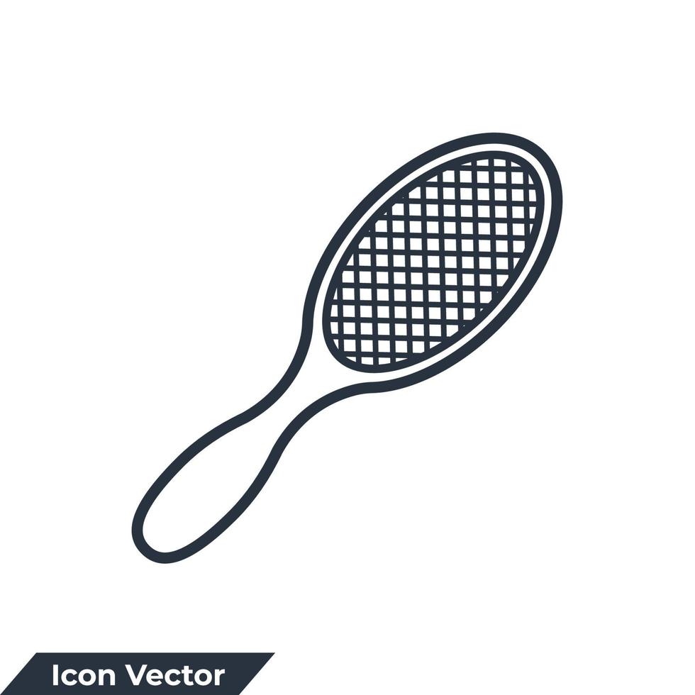 comb icon logo vector illustration. comb symbol template for graphic and web design collection