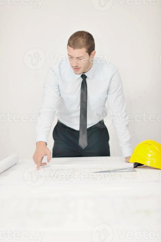 architect on construction site photo