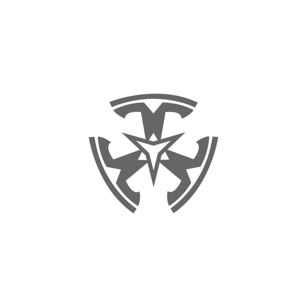 Trinity Logo Design Template, Security Logo Design, vector