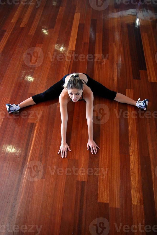 a young model working out photo