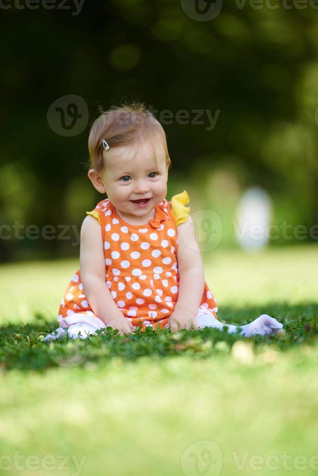 baby in park photo