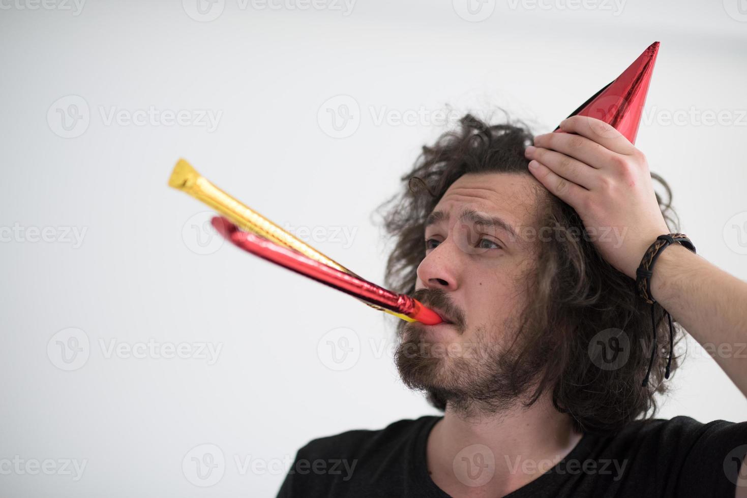 retrato de hombre de fiesta foto