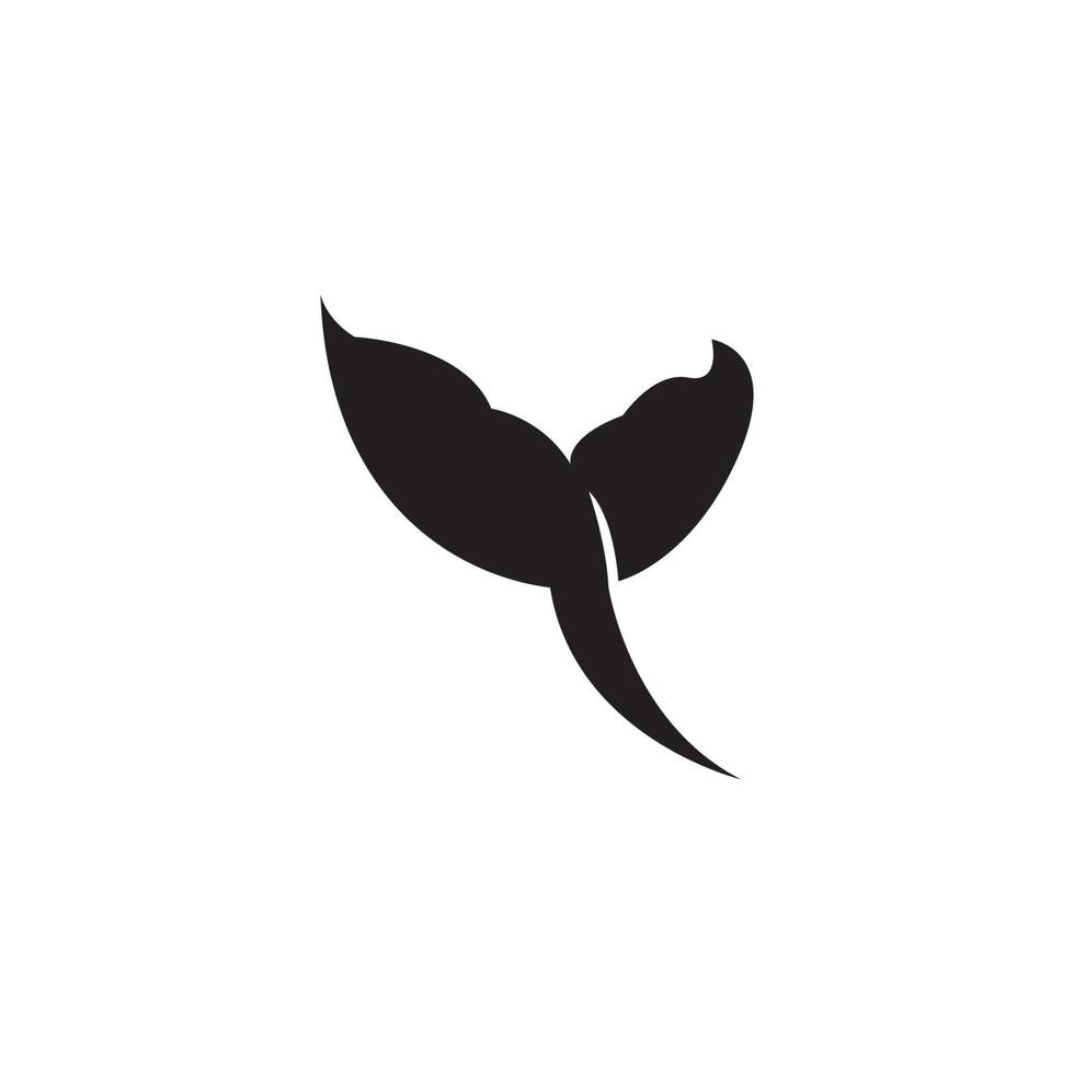 Whale tail icon vector illustration