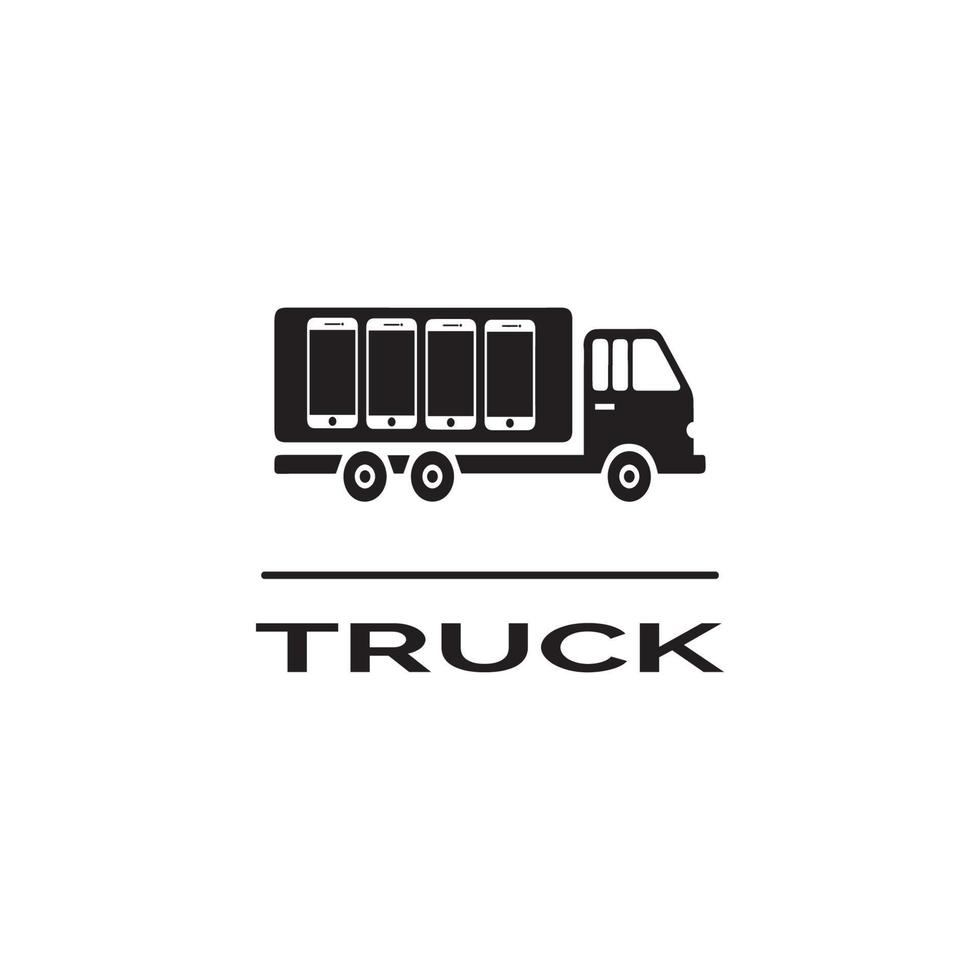 Truck icon ilustration vector template