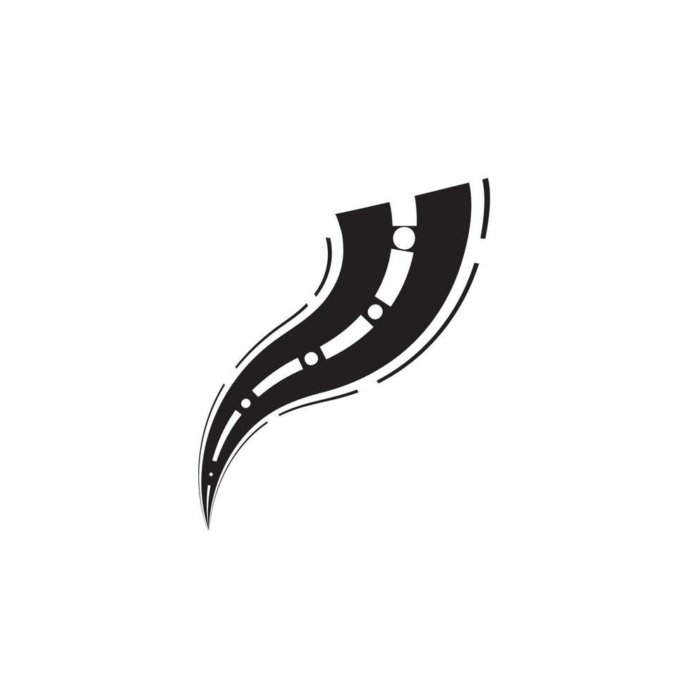 Way vector icon illustration design template