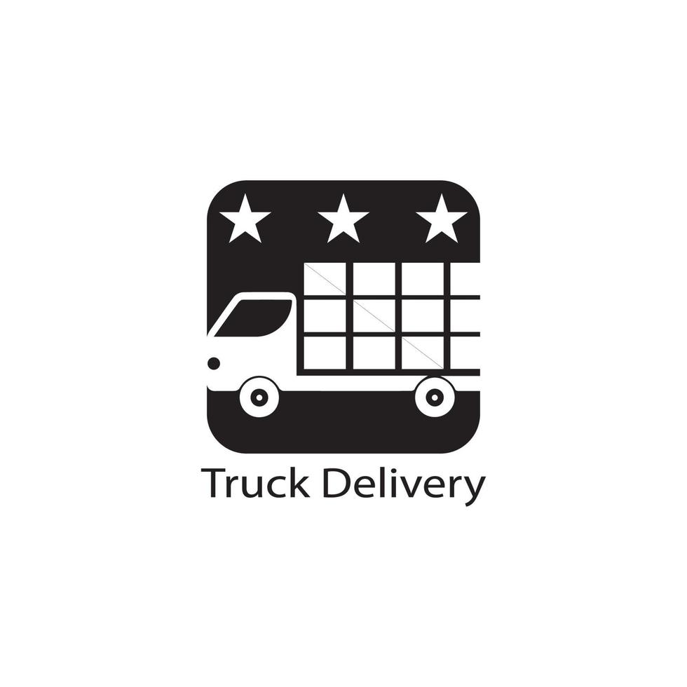 Truck icon ilustration vector template