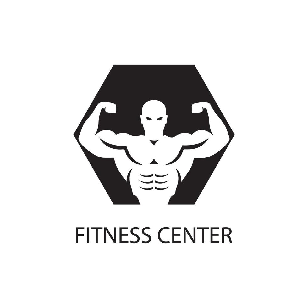 objetos vectoriales e iconos para la etiqueta deportiva insignia de gimnasio diseño de logotipo de fitness vector