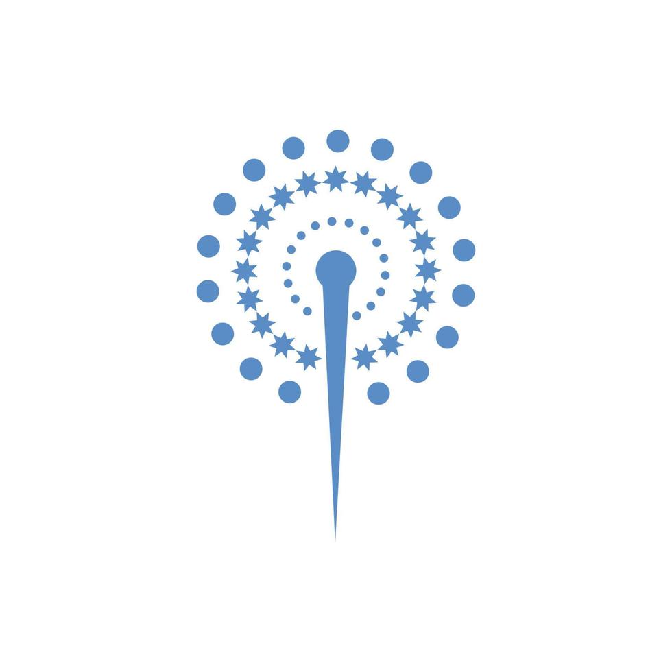 Firework vector icon illustration design template