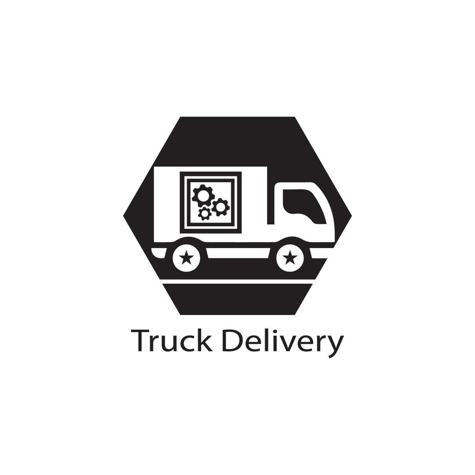 Truck icon ilustration vector template