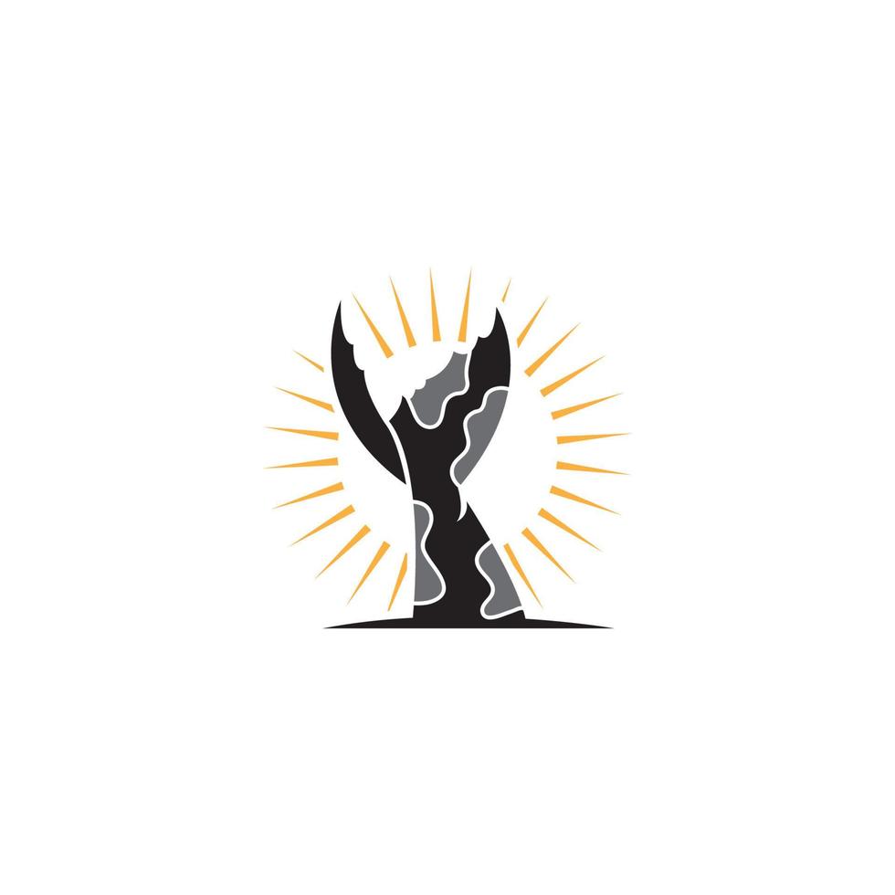 Whale tail icon vector illustration