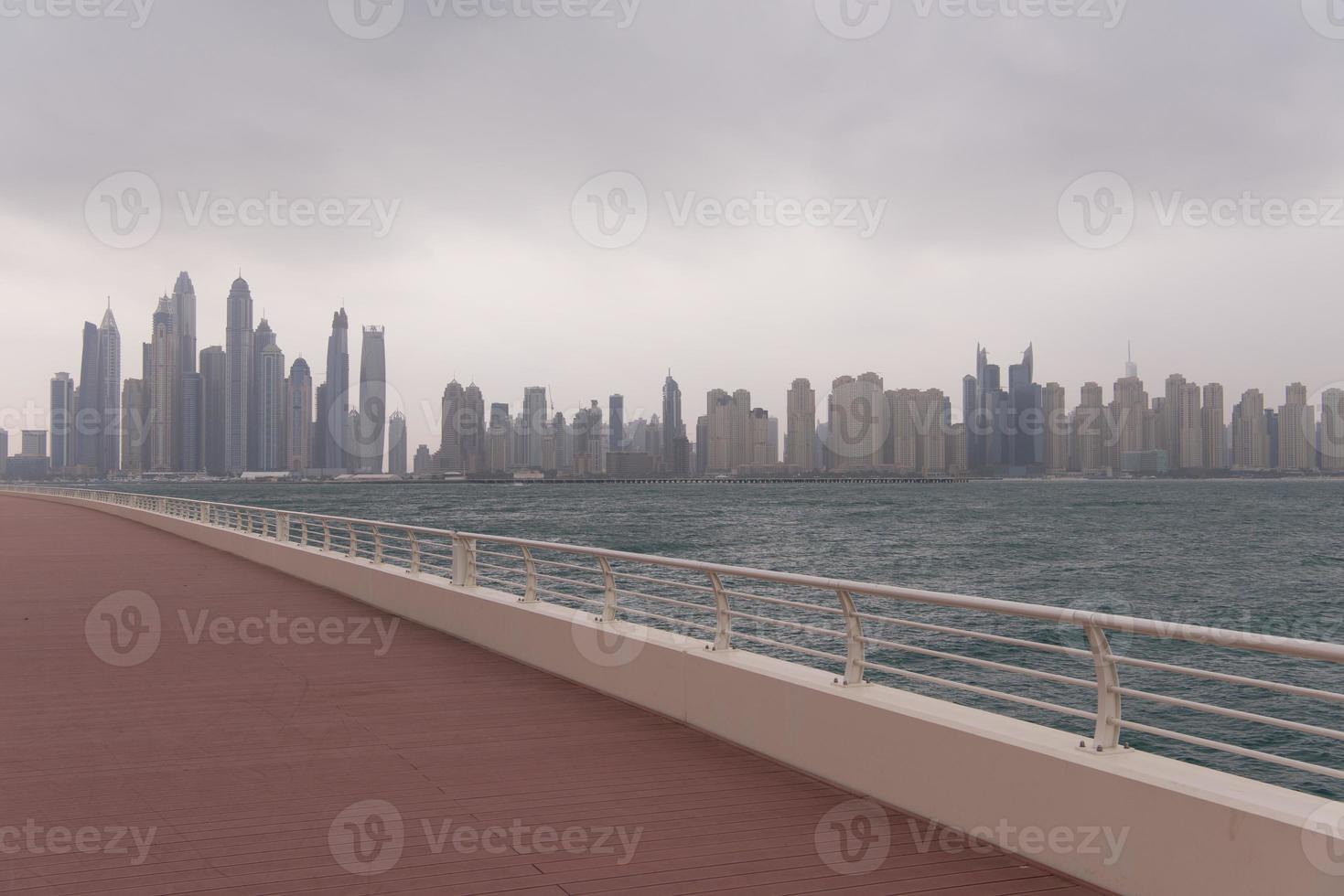 Panorama Dubai city UAE photo