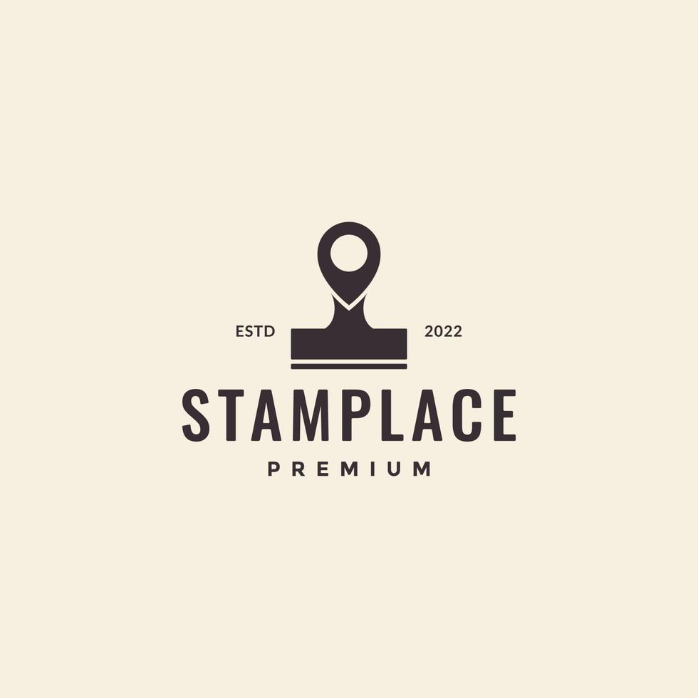 stamp maker place logo design 11323908 Vector Art at Vecteezy