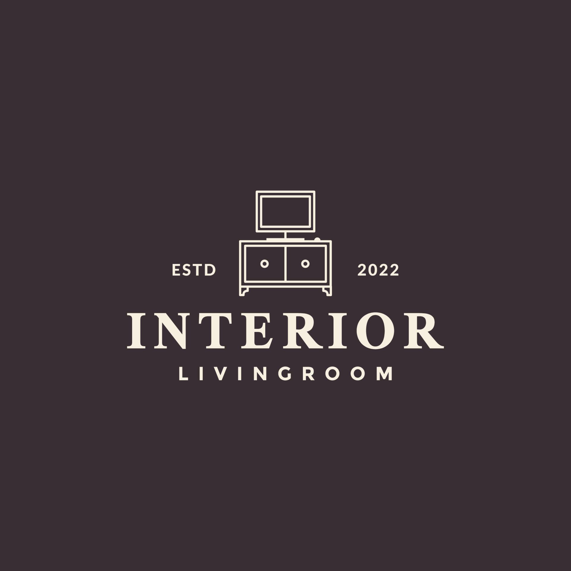 furniture minimalist table living room logo 11324405 Vector Art at Vecteezy