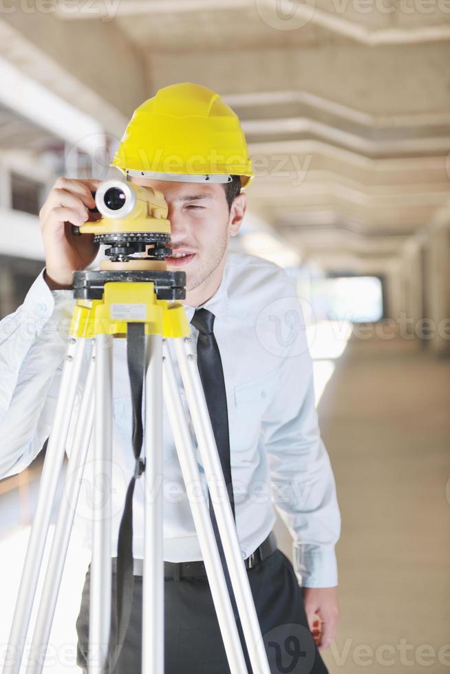 architect on construction site photo