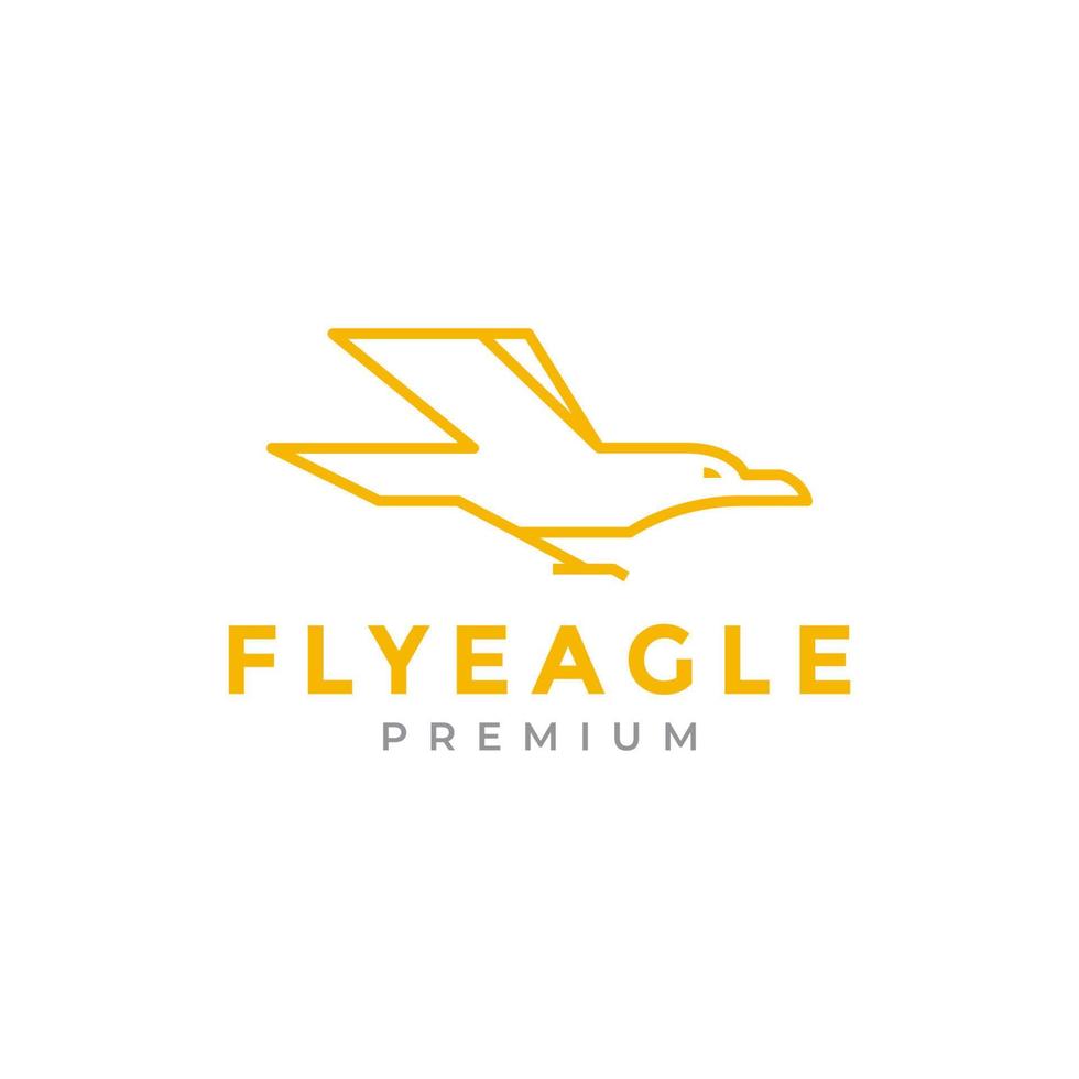 eagle strike logo design modern vector