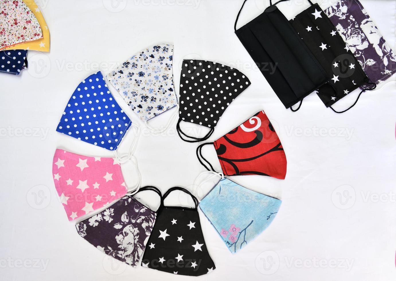 Handmade Trendy Protective Coronavirus Face Mask Manufacturing photo