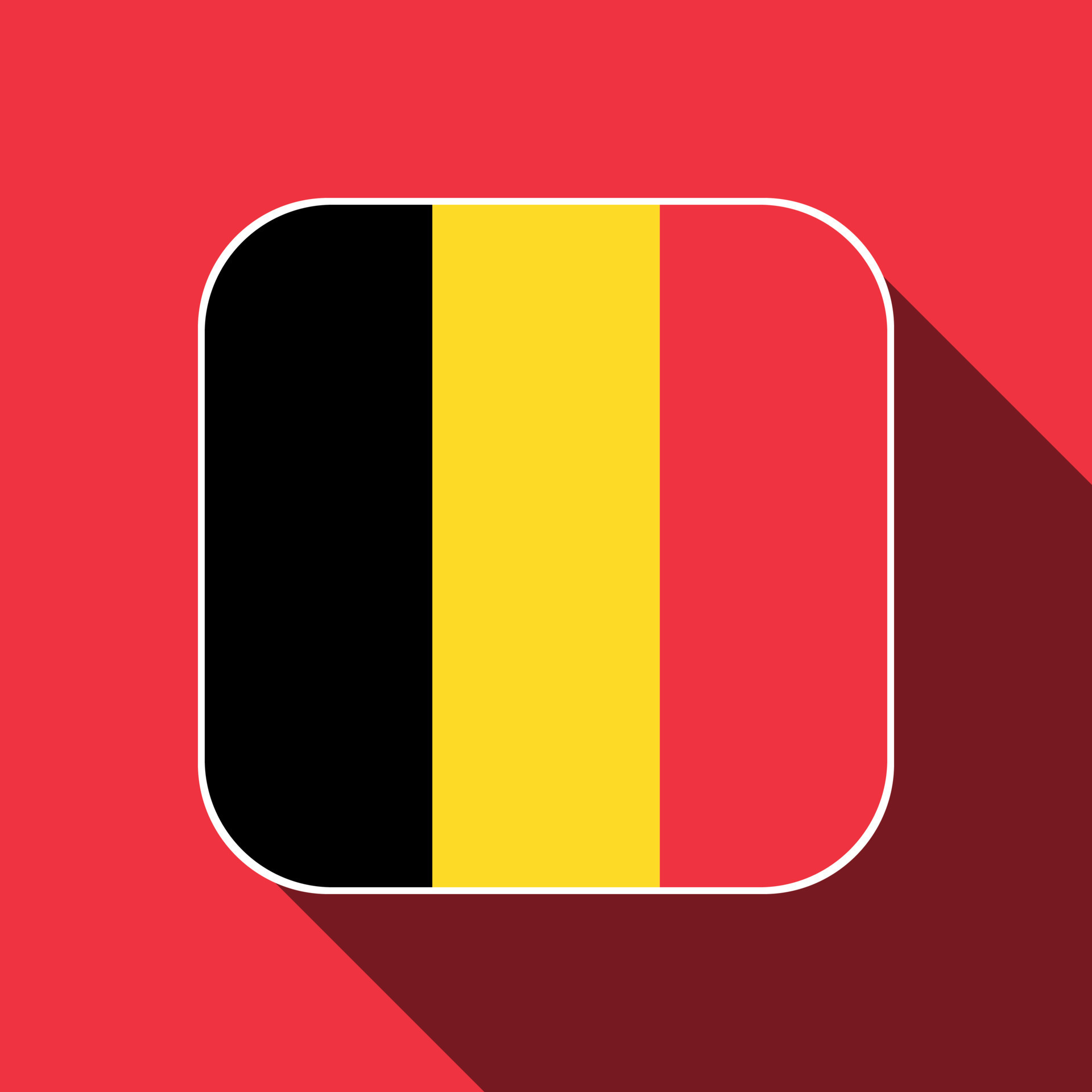 Belgium flag, official colors. Vector illustration. 11325894 Vector Art