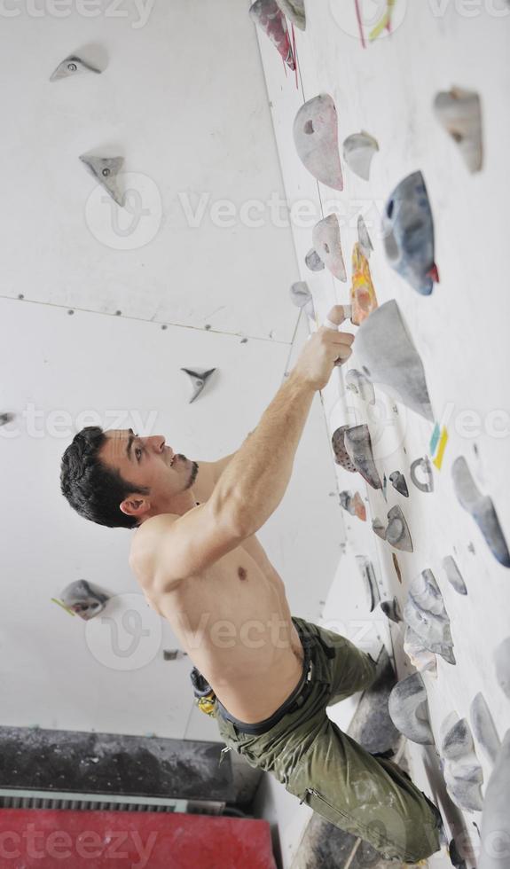 man exercise sport climbing photo