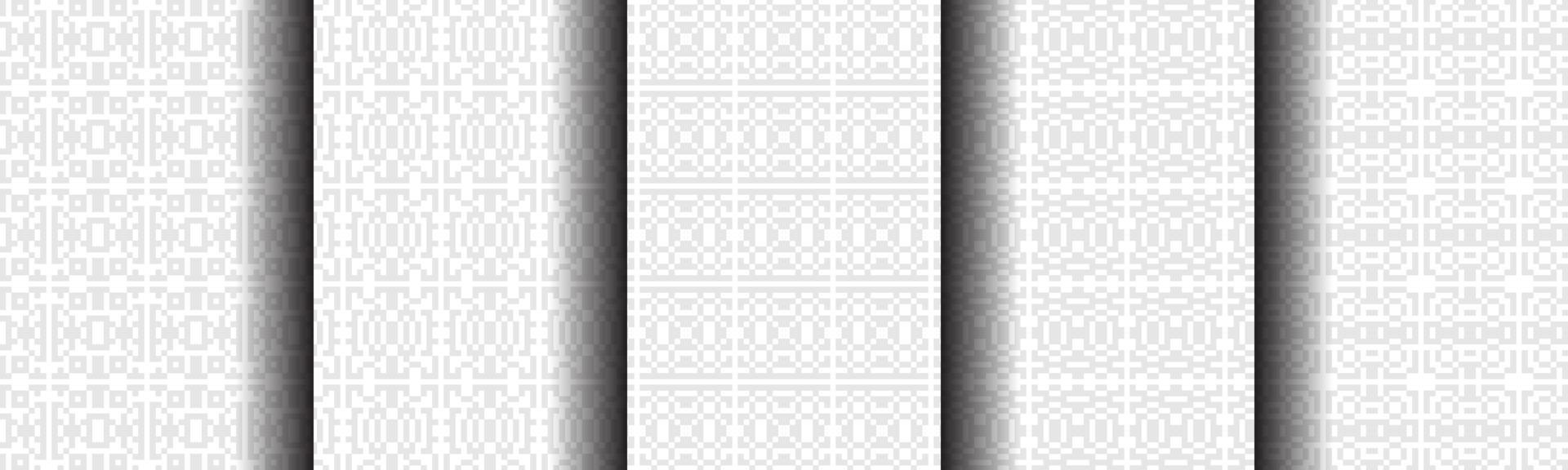 modern tech geometric pattern background collection set vector