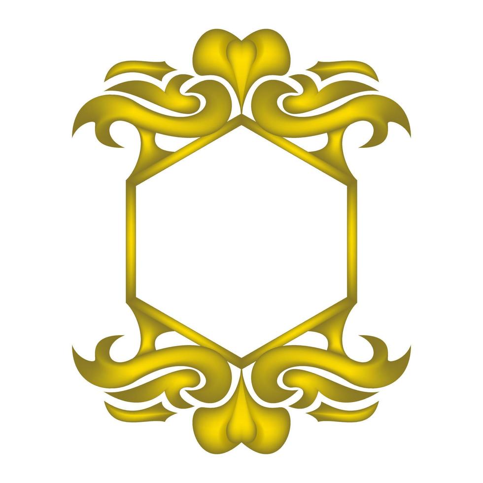 luxury gold ornament frame for invitations and others 11326038 Vector
