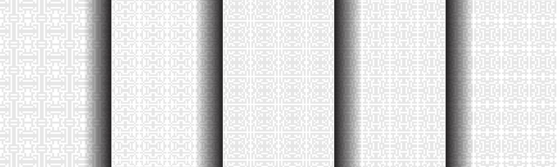 a collection of modern geometric gray background patterns collection for banners, flyers, posters, papers, etc vector