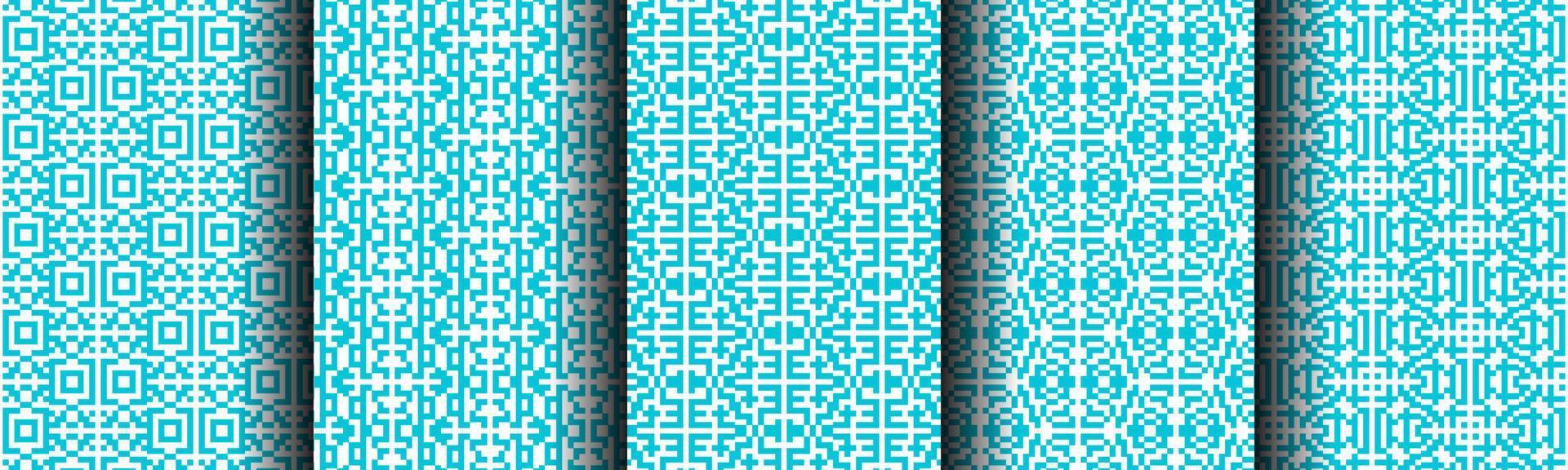 collection of ethnic modern geometric pattern background bundles, posters, flyers, banners, wallpapers, etc vector