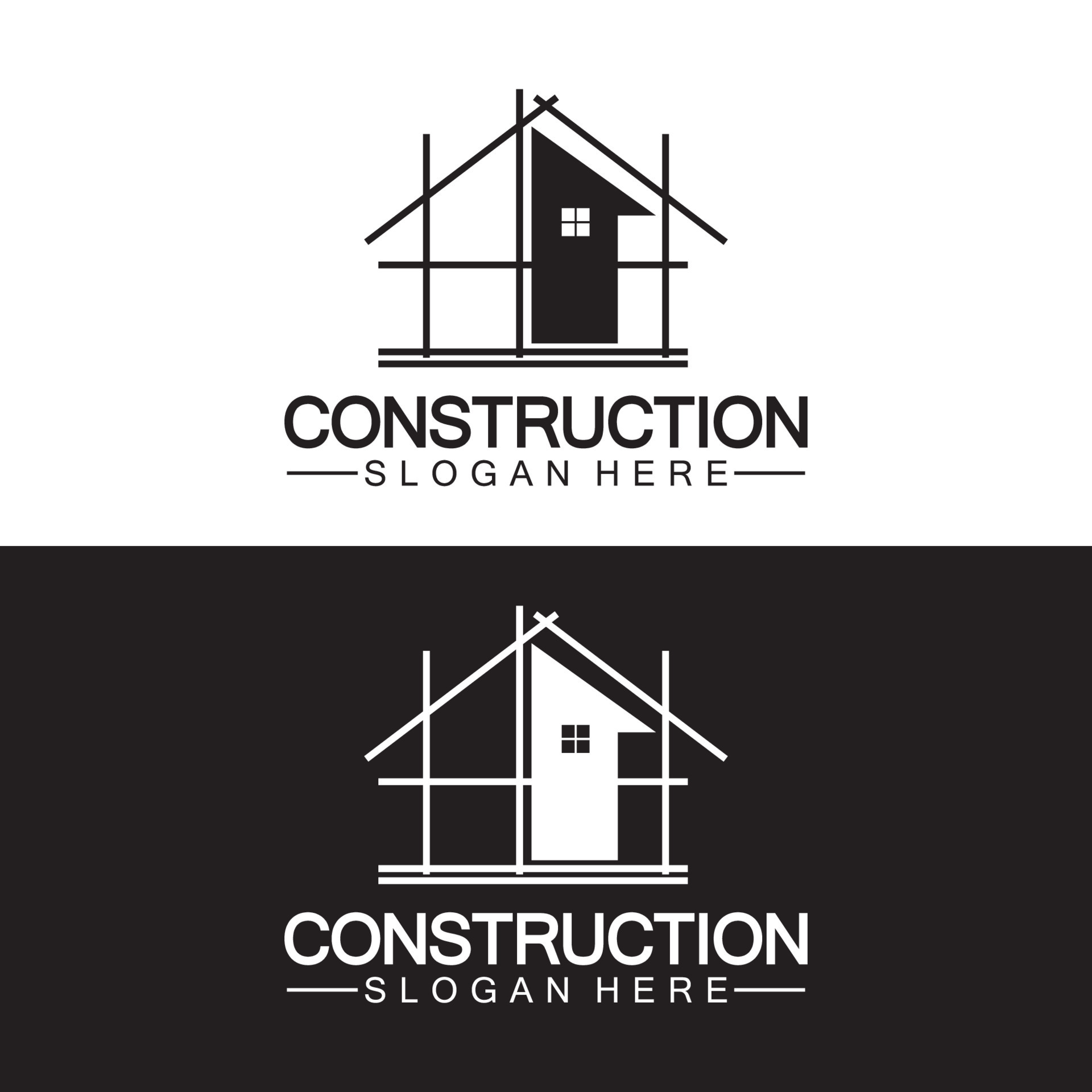 Construction, home repair, and Building Concept Logo Design, Home ...