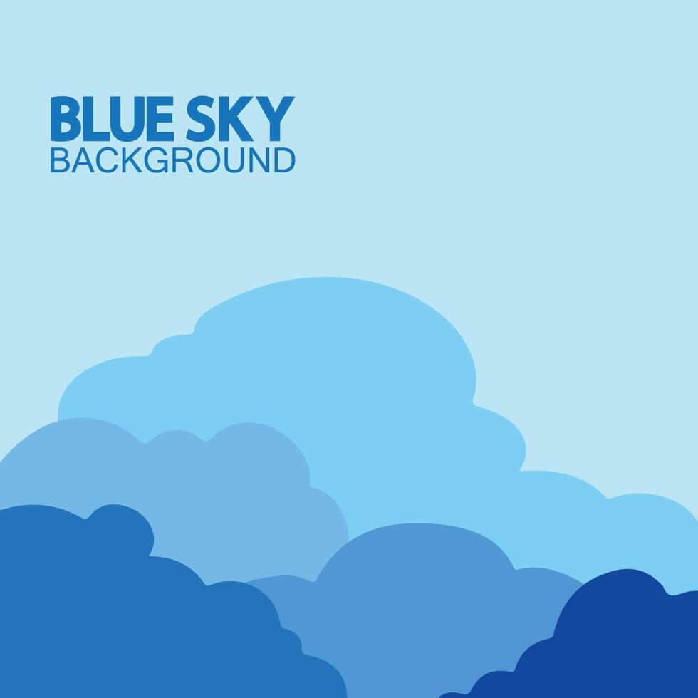 Blue sky with clouds background vector illustration design.