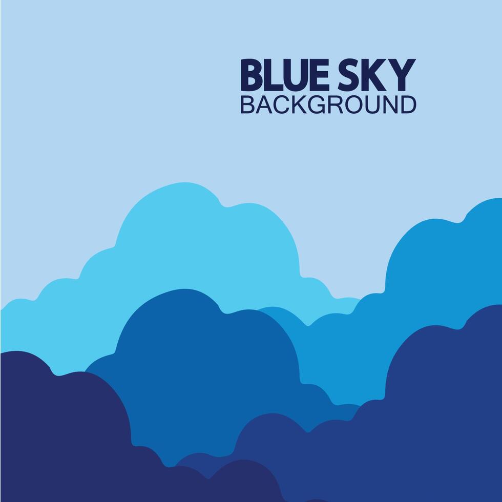 Blue sky with clouds background vector illustration design.