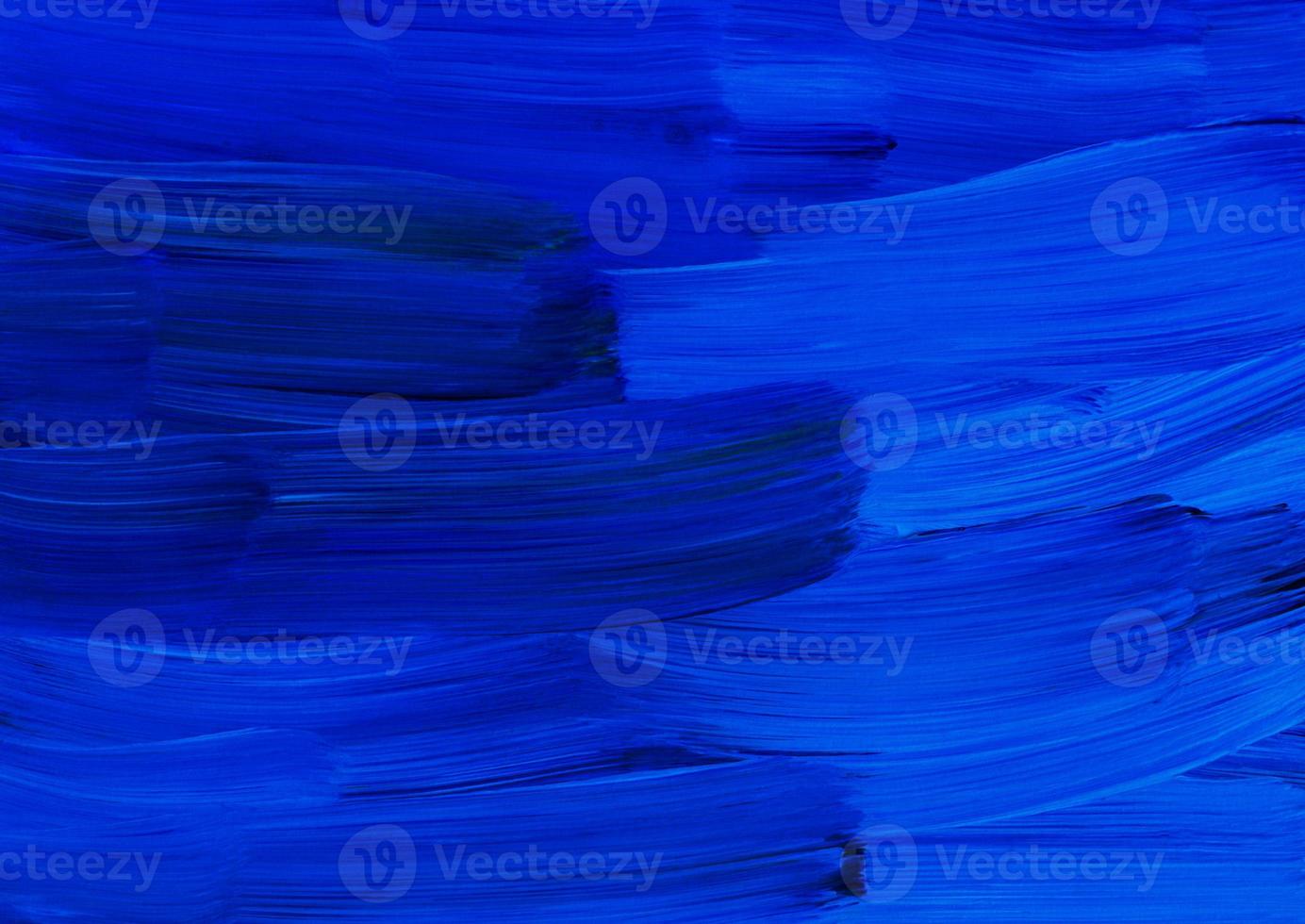 Abstract art background oil painting, cobalt blue texture. Brush strokes on paper. Contemporary artwork. photo