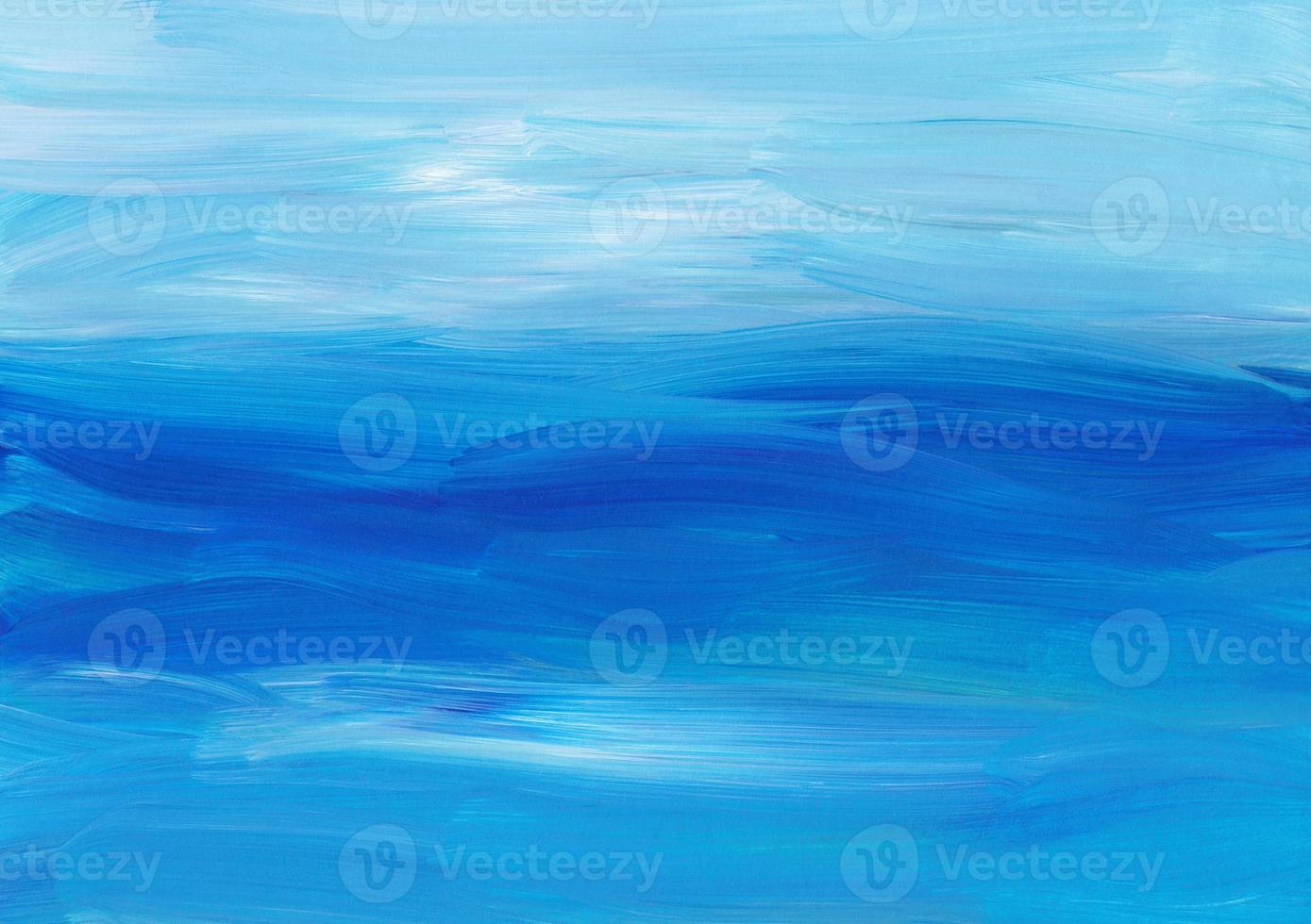 Abstract background painting texture. Blue and white brush strokes on