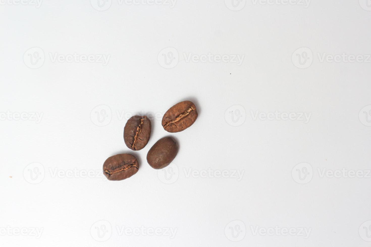 Coffee beans. Isolated on a white background. photo