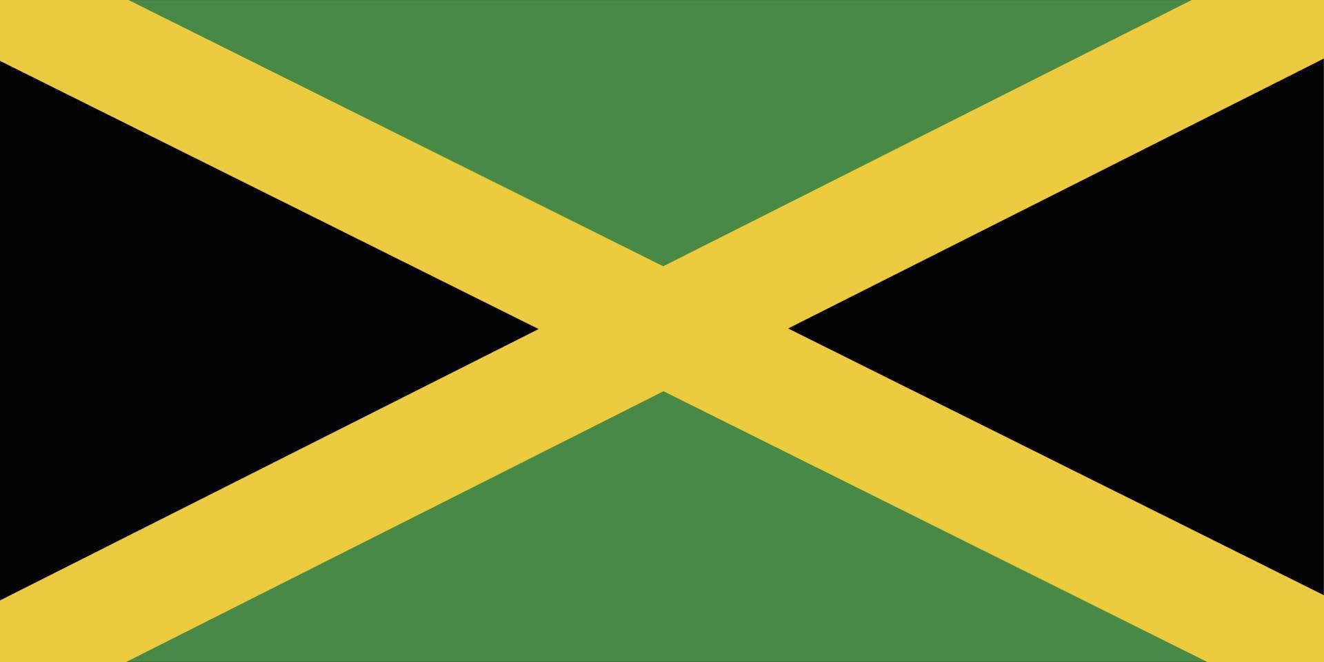 bandera jamaica vector bandera dibujada a mano, dólar jamaicano vector bandera dibujada a mano