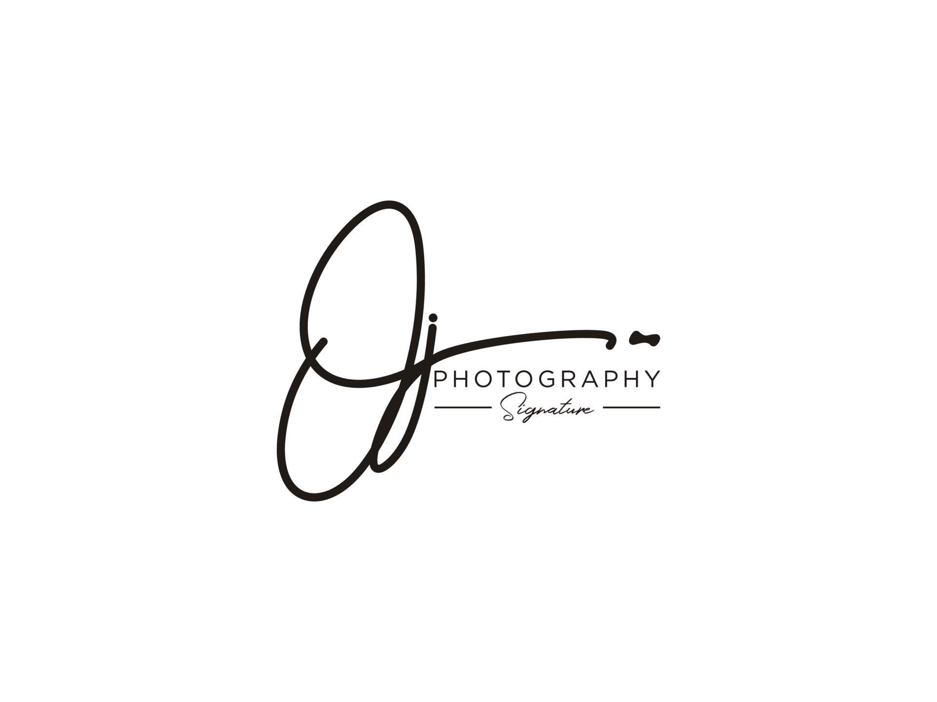 Letter OJ Signature Logo Template Vector 11328077 Vector Art at Vecteezy