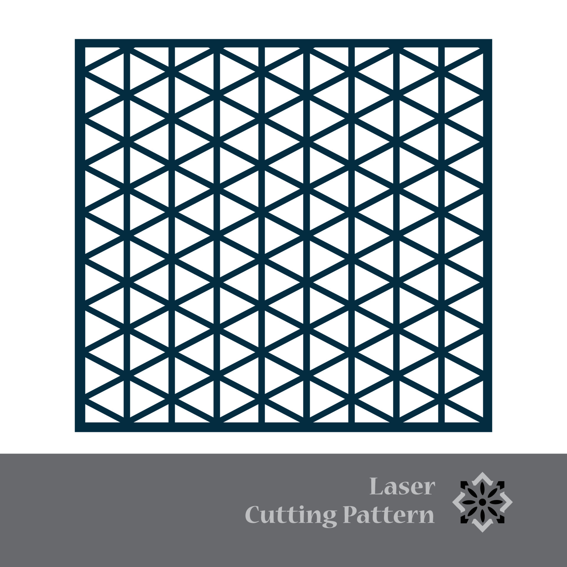Laser cut vector panel and the seamless pattern for decorative panel