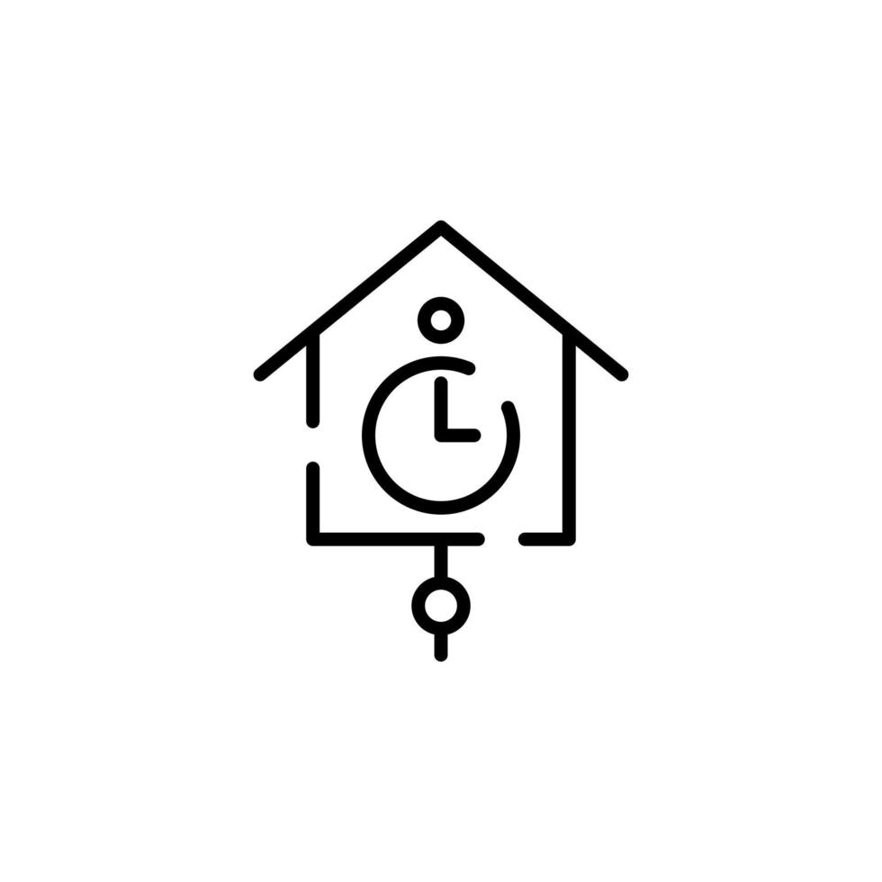 Clock, Timer, Time Dotted Line Icon Vector Illustration Logo Template. Suitable For Many Purposes.