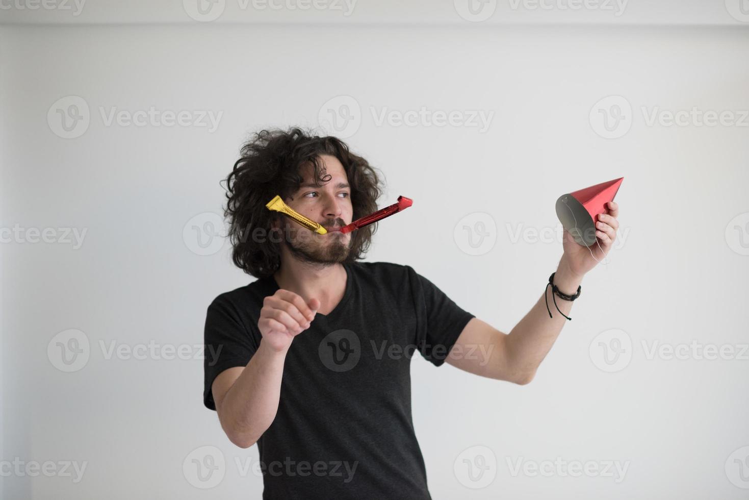 Party man portrait photo