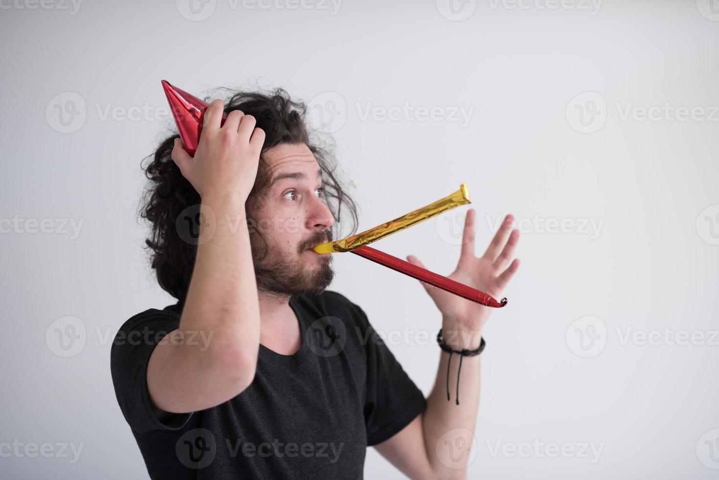 Party man portrait photo