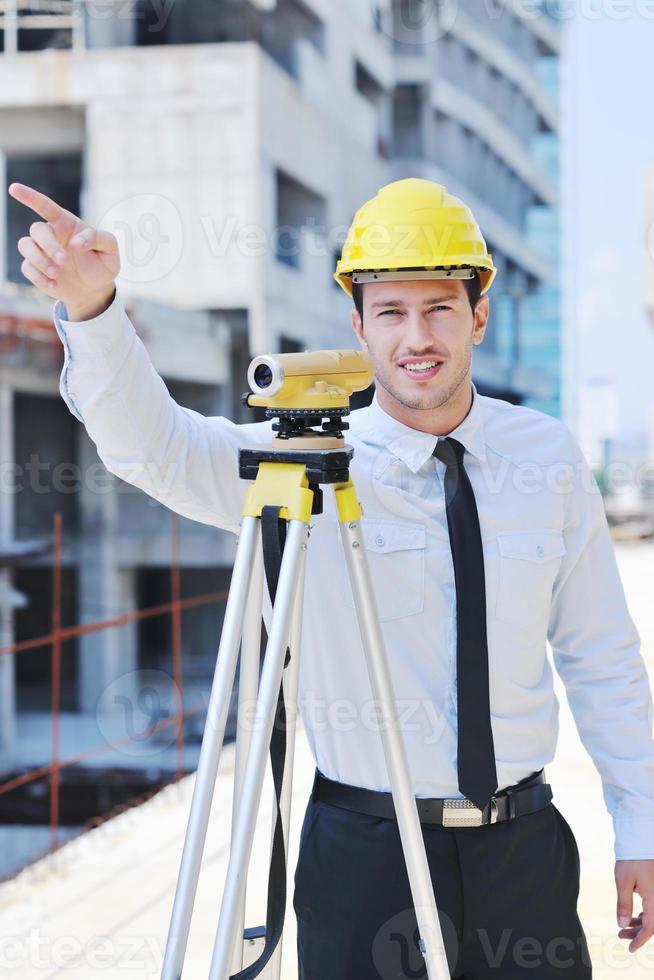 architect on construction site photo