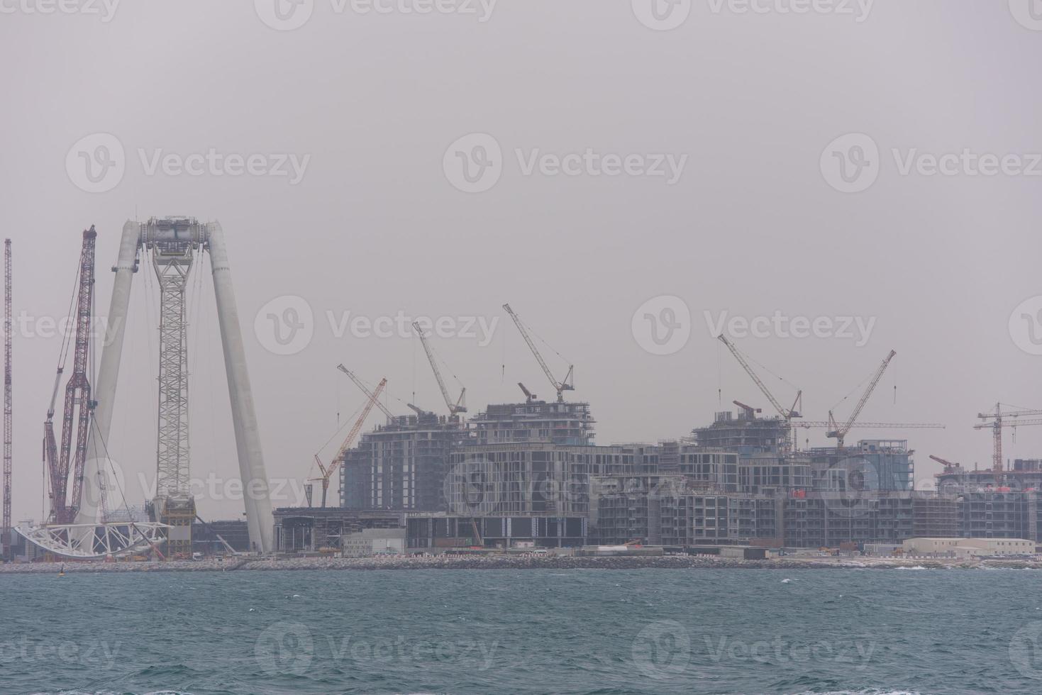 Panorama Dubai city UAE photo