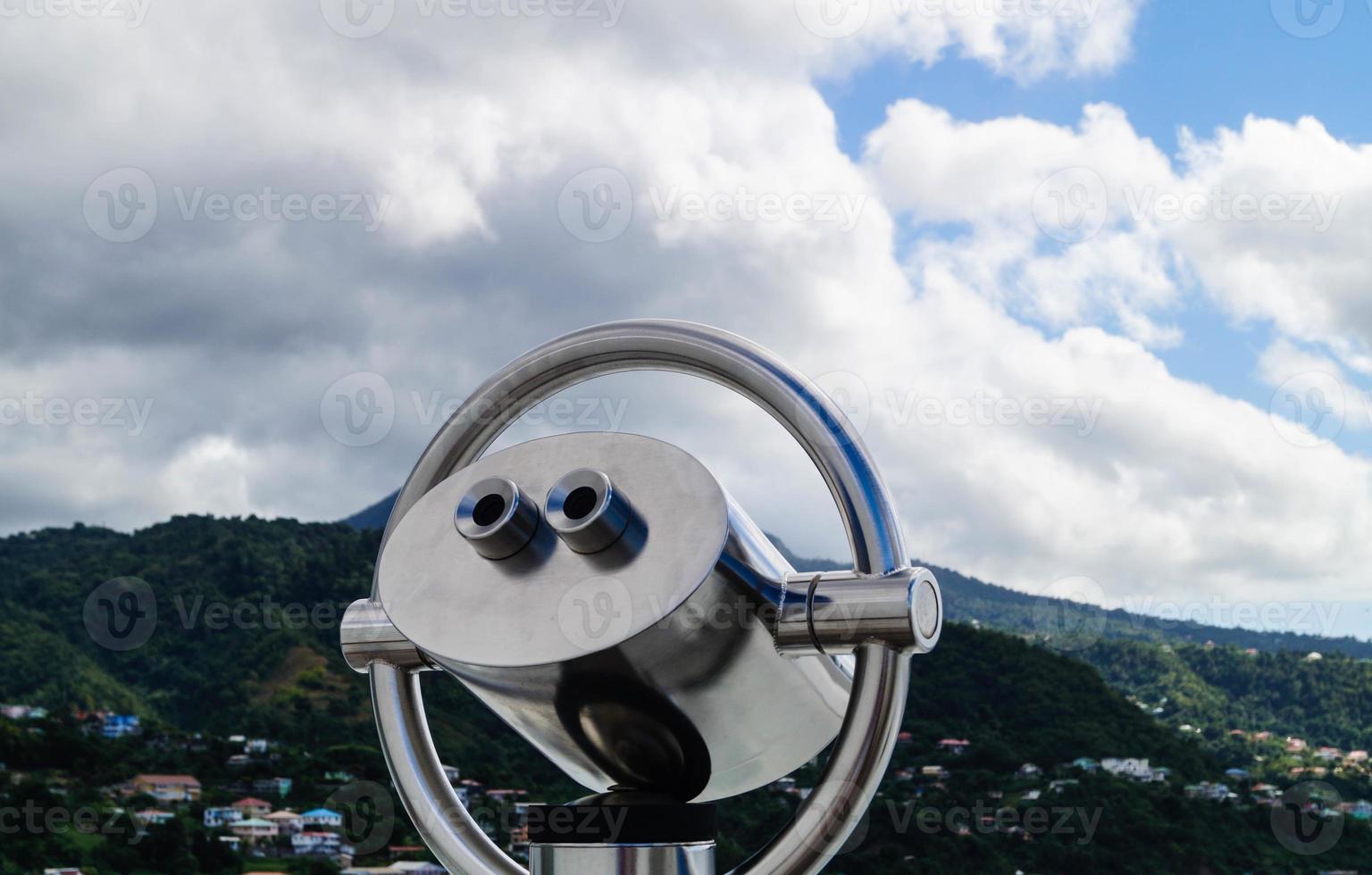 Binocular of a cruise ship photo