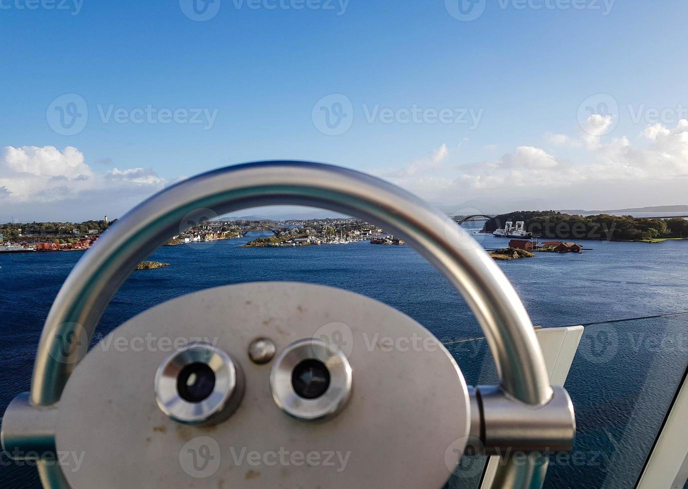 Binocular of a cruise ship photo