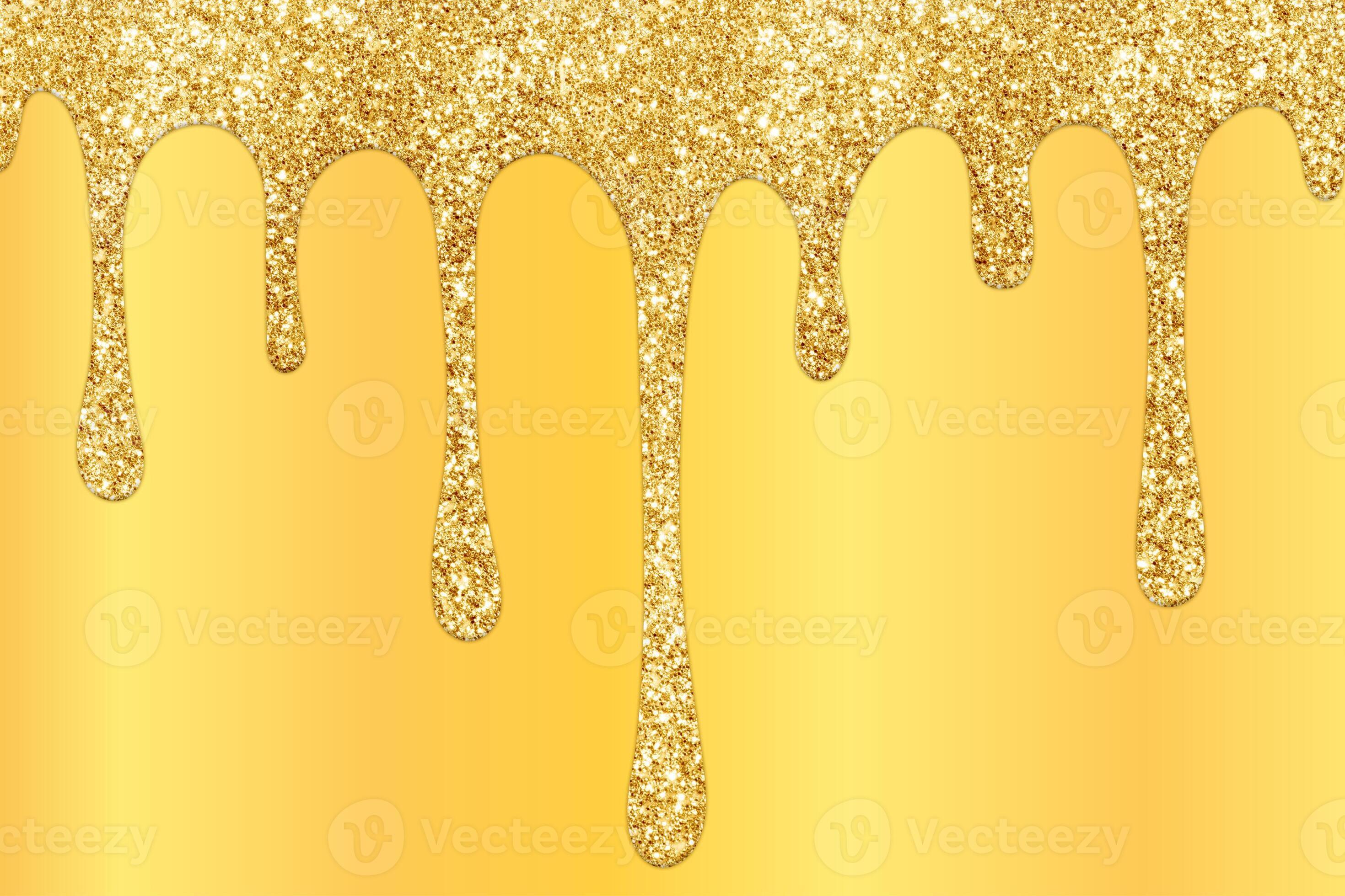 Gold dripping glitter background, Dripping Glitter Background 11331353